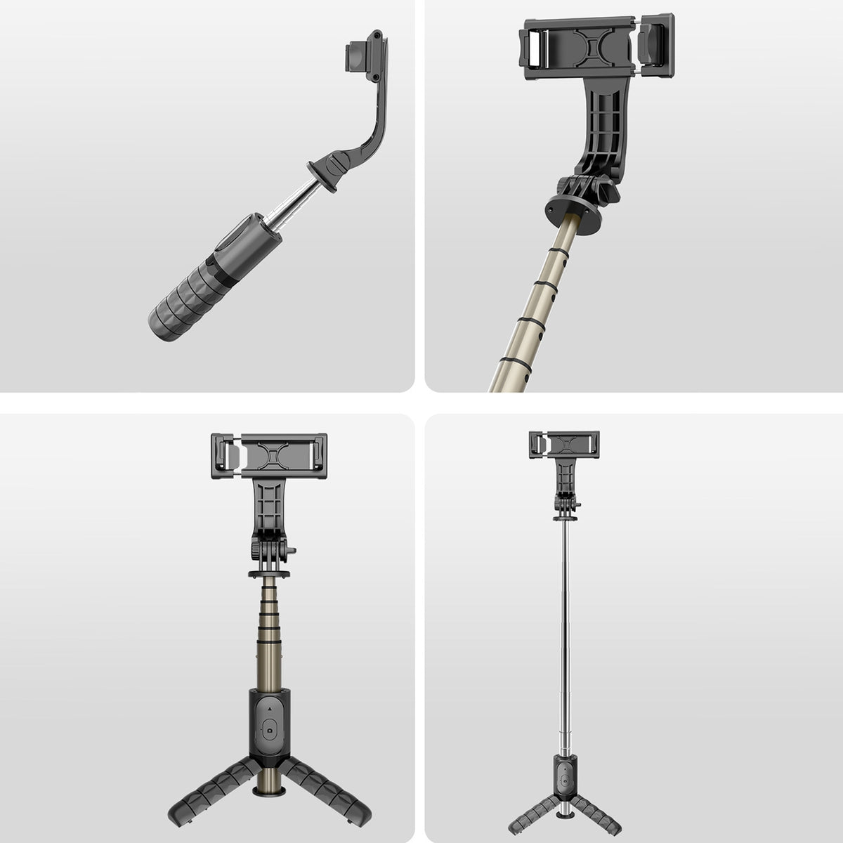 Phone Aluminum Alloy Selfie Stick Tripod - Stereotech