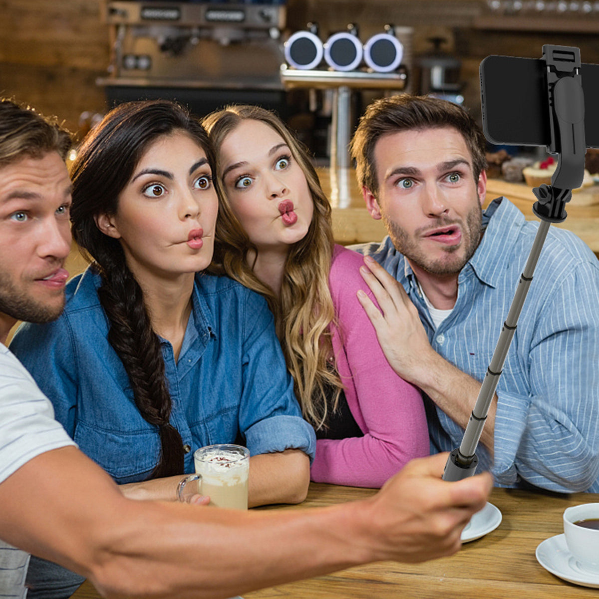 Phone Selfie Stick Aluminum Alloy Tripod - Stereotech