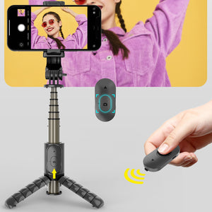 Phone Selfie Stick Aluminum Alloy Tripod - Stereotech