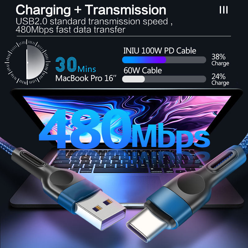 Fast Charging USB Type C Cable - Stereotech