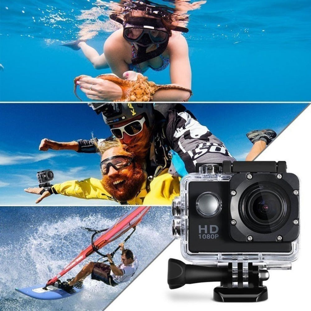 Waterproof Action Camera 1080P HD - Stereotech
