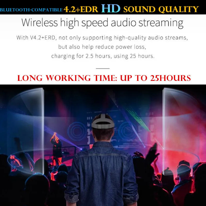 BOBOVR Z6 Wireless Virtual Reality Glasses Google Cardboard Box Stereo Mic VR Headset 3D IMAX for 4.7-6.5&quot; Phone,Support Gamepad