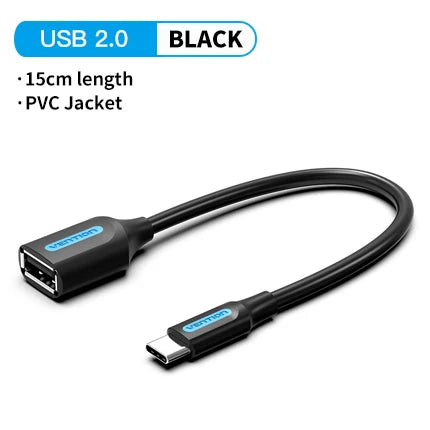 Vention USB C to USB Adapter OTG Cable Type C to USB 3.0 2.0 Female Cable Adapter for MacBook Pro Xiaomi Mi 9 Type-C Adapter