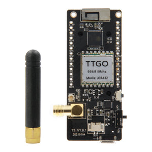 LILYGO® TTGO LoRa32 V2.1 1.6.1 ESP32 LoRa 433MHz 868MHz 915MHz Development Board 0.96 Inch OLED TF Card BLE WIFI Wireless Module