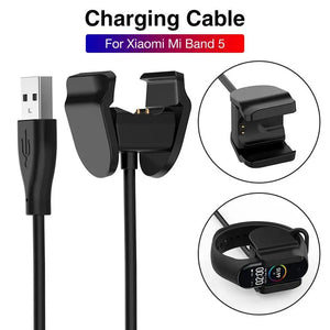 USB Charger For Xiaomi Mi Band 4 5 Charger Wristband Bracelet Adapter Fast Charging Cable for MiBand 4 5 NFC Cable Accessories