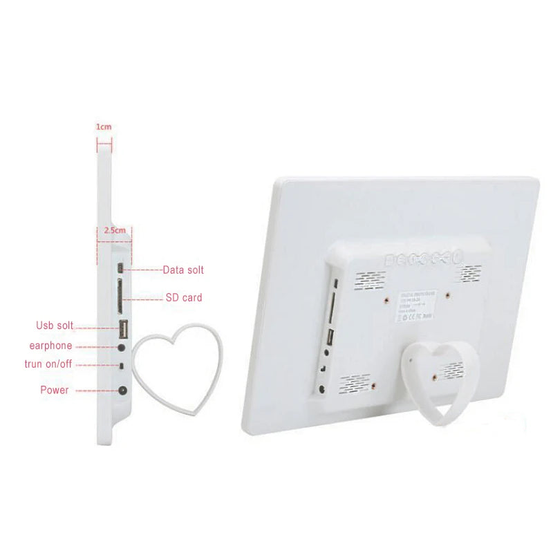 New 15/14 inch Backlight HD1280*800 Full Function Digital Photo Frame Electronic Album digitale Picture Music Video gift baby