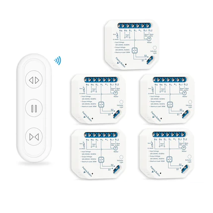 Tuya Smart Life Curtain Switch Module Remote Control Blinds Roller Shutter RF+WIFI App Timer Google Home Aelxa Echo Smart Home - Stereotech