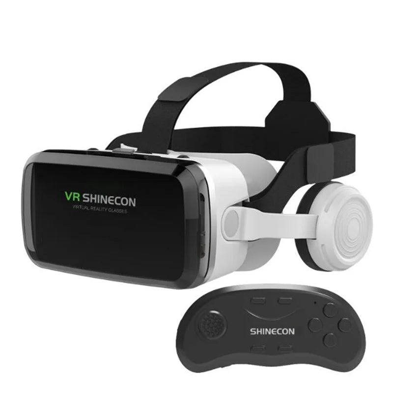 Wireless Virtual Reality Glasses IMAX Huge Screen 3D Glasses Google Cardboard Box VR Headset for 4.7-7.2&quot; Phone,Support Gamepad