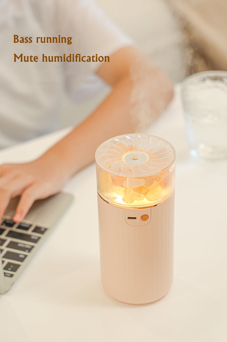 LED Crystal Salt Stone Humidifier - Stereotech