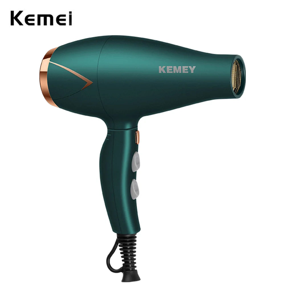 Kemei 3500W Hot and Cold Wind Hair Dryer Foldable Compact Blow Dryer Hairdryer Hair Styling Tools for Salons and Household Use - Stereotech