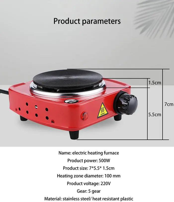 Mini Electric Tea Stove, Small Hand-made Soap and Lipstick Heated Stove, Home Use