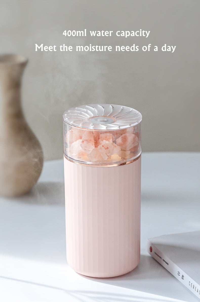 LED Crystal Salt Stone Humidifier - Stereotech