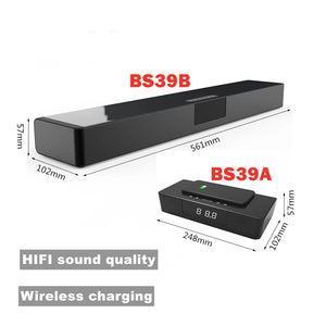 Home Theater Sound Bar Wireless Speaker Subwoofer 4D Stereo with Wireless Charging Function Caixa De Som Bluetooth Speaker Box