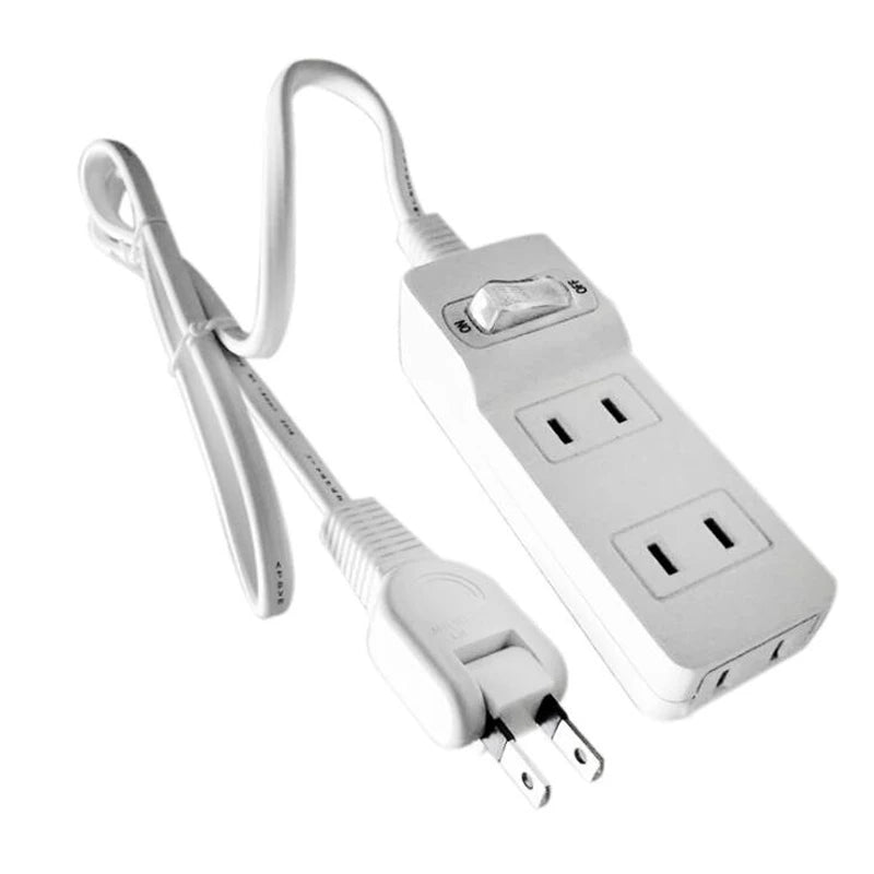 Electrical Socket Outlet One in Two Japan HOME Three Flat Plug Electromobile Charger Power Strip Overall Length 100CM/200CM