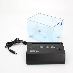 USB Electric Dual-Use Mini Paper Shredder Small A6 Bill Document Invoice Desktop Cutting Tool with Letter Opener Drop Shippping