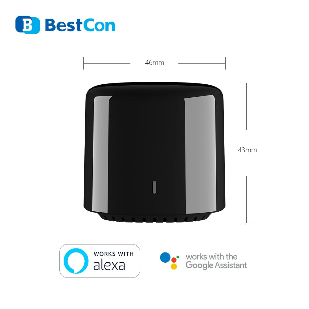 Broadlink BestCon RM mini 4C Wi-Fi Smart Hub for Alexa, Google Home - Stereotech