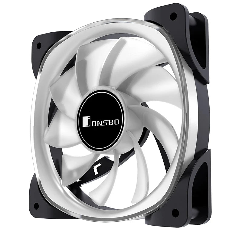 Jonsbo FR-701 Computer PC Case ARGB Fan 120mm 9 Blades Addressable RGB LED 5V 3Pin PWM Chassis Computer Cooler CPU Cooling Fans
