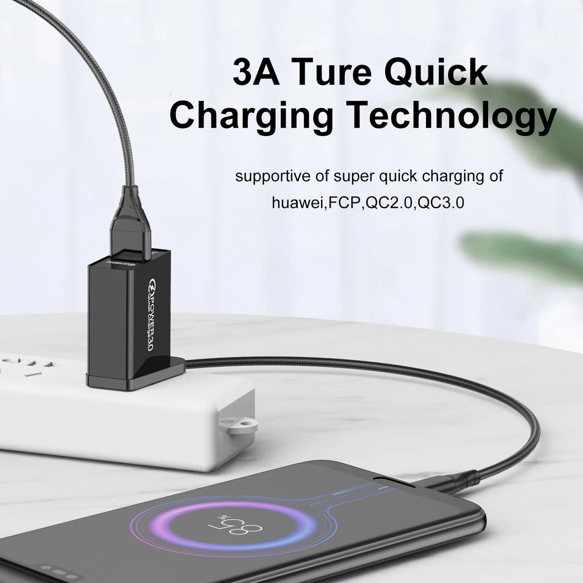 3A Micro USB Cable Mobile Phone Android Fast Charger Data Cord Quick Charge Wire for Xiaomi Redmi Note 10 Phone Micro USB Cable