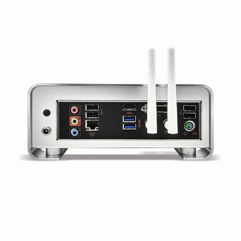 METALFISH MetalGear Plus Aluminum Mini HTPC Case Mini ITX Cases Computer Gaming PC Desktop Case With Power Supply Pico PSU - Stereotech