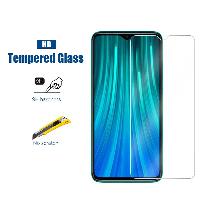 9D Tempered Glass For Xiaomi Redmi Note 11 9 8 Pro 9A 9T 9S 10S Screen
