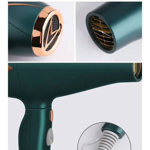 Kemei 3500W Hot and Cold Wind Hair Dryer Foldable Compact Blow Dryer Hairdryer Hair Styling Tools for Salons and Household Use - Stereotech