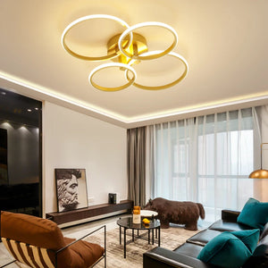 NEO Gleam New Modern led chandelier For Living Room Bedroom Study Room Gold Color Indoor Ceiling Chandeliers Fixture AC90-260V