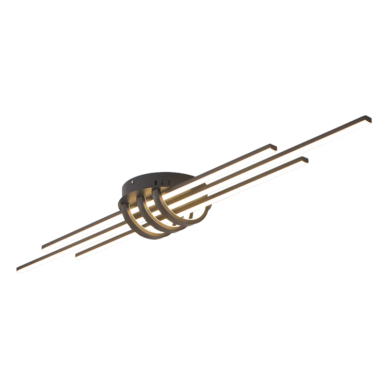 NEO Gleam Modern Led Chandelier for bedroom corridor foyer living room Matte Black/White 90-260V Led Ceiling Chandelier Fixtures