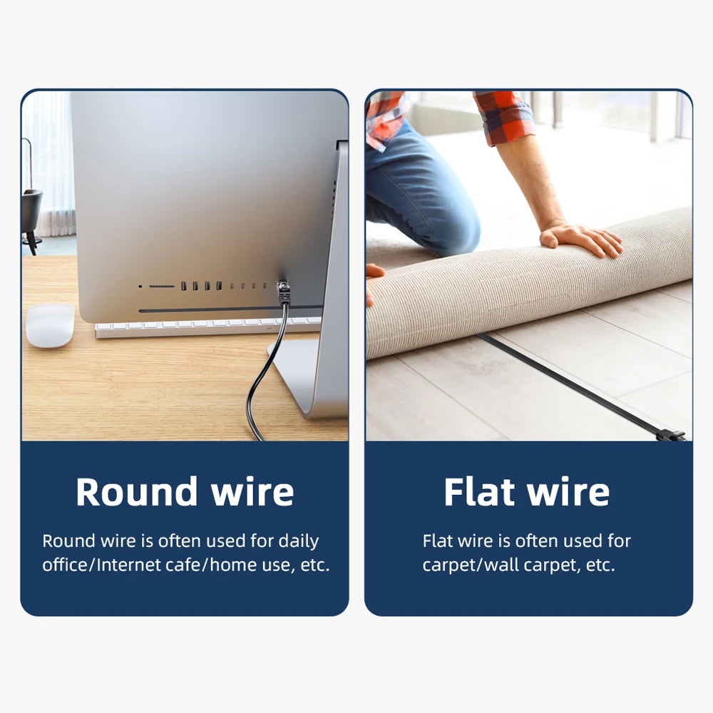 Essager Ethernet Cable Cat6 Lan Cable - Stereotech