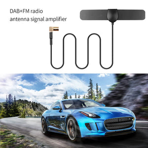 For JVC Kenwood Sony Alpine 1pc Universal Car Radio Stereo Glass Amplified DAB Aerial Plug & Play VHF UHF Auto Antenna Mayitr