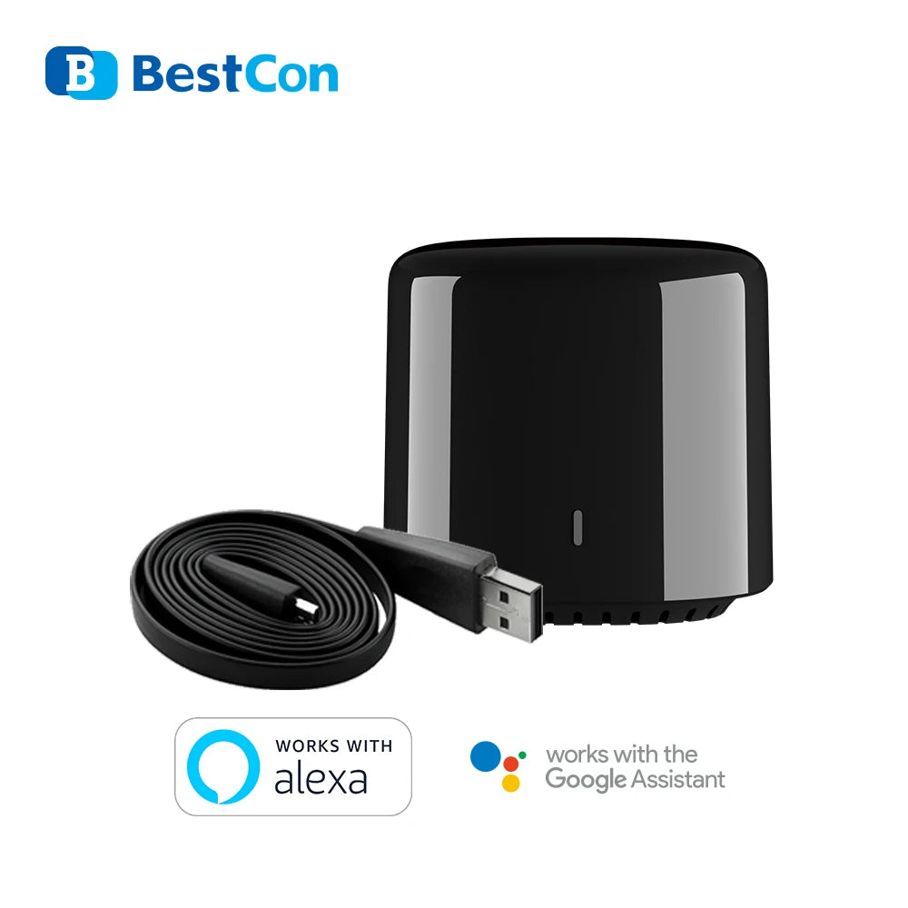 Broadlink BestCon RM mini 4C Wi-Fi Smart Hub for Alexa, Google Home - Stereotech