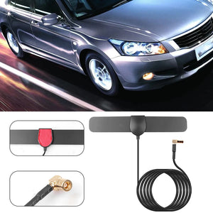 For JVC Kenwood Sony Alpine 1pc Universal Car Radio Stereo Glass Amplified DAB Aerial Plug & Play VHF UHF Auto Antenna Mayitr
