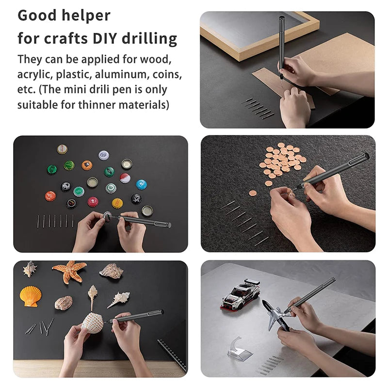 Wowstick DRILL Mini Electric Drill Pen Cordless Multi-Tool Lithium Battery Hand DIY Drill for Wood Plastic Aluminum Coin