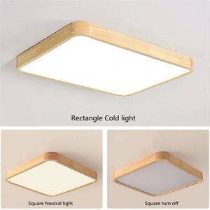 Ceiling Lights for Living Room Led Ceiling Light Bedroom LED Ceiling Lamp Round Square wooden kids Light Foyer kitchen Fixtures