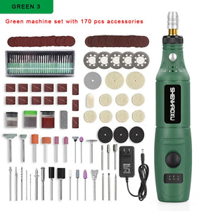 SHENHAOXU 100-240V Mini Drill Engraving-Pen Dremel-Tools Accessoraies-Set Adjustable Grinding With Multifunction power tool