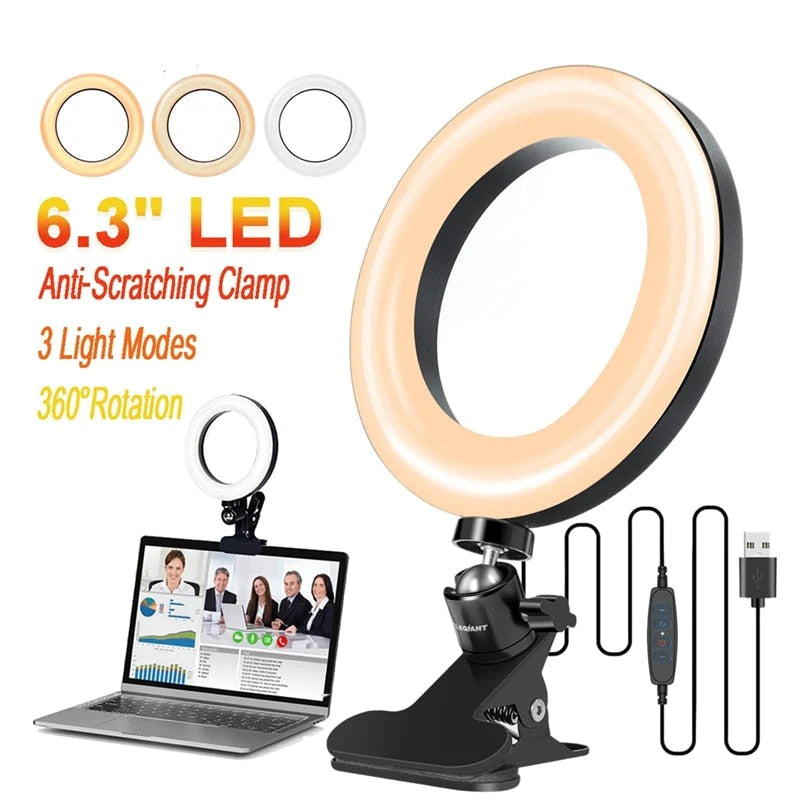 LED Ring Light for Computer - Stereotech