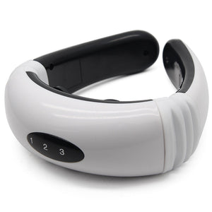 Electric Pulse Back And Neck Massager Far Infrared Heating Pain Relief - Stereotech