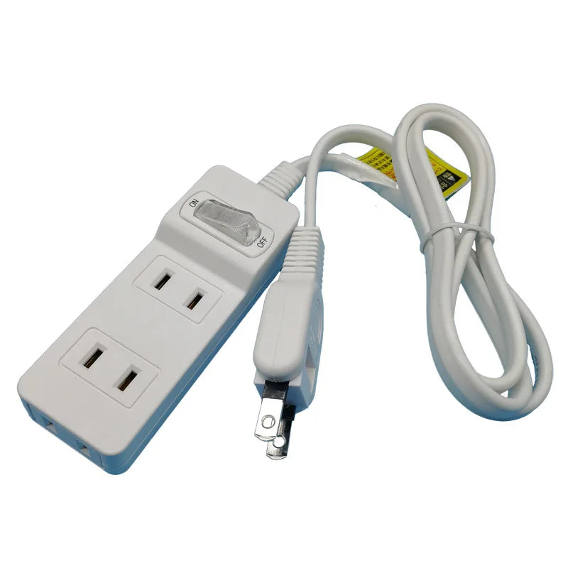 Electrical Socket Outlet One in Two Japan HOME Three Flat Plug Electromobile Charger Power Strip Overall Length 100CM/200CM