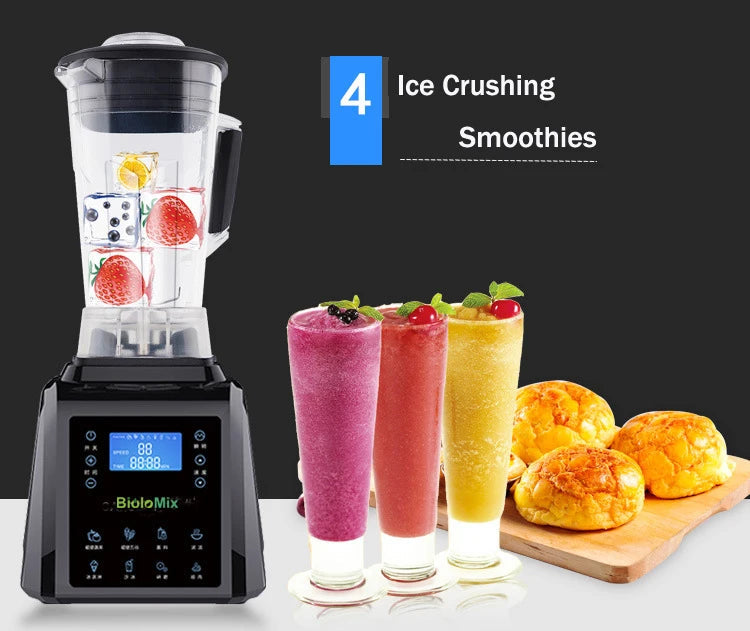 Automatic Digital Touchscreen Professional Blender - Stereotech