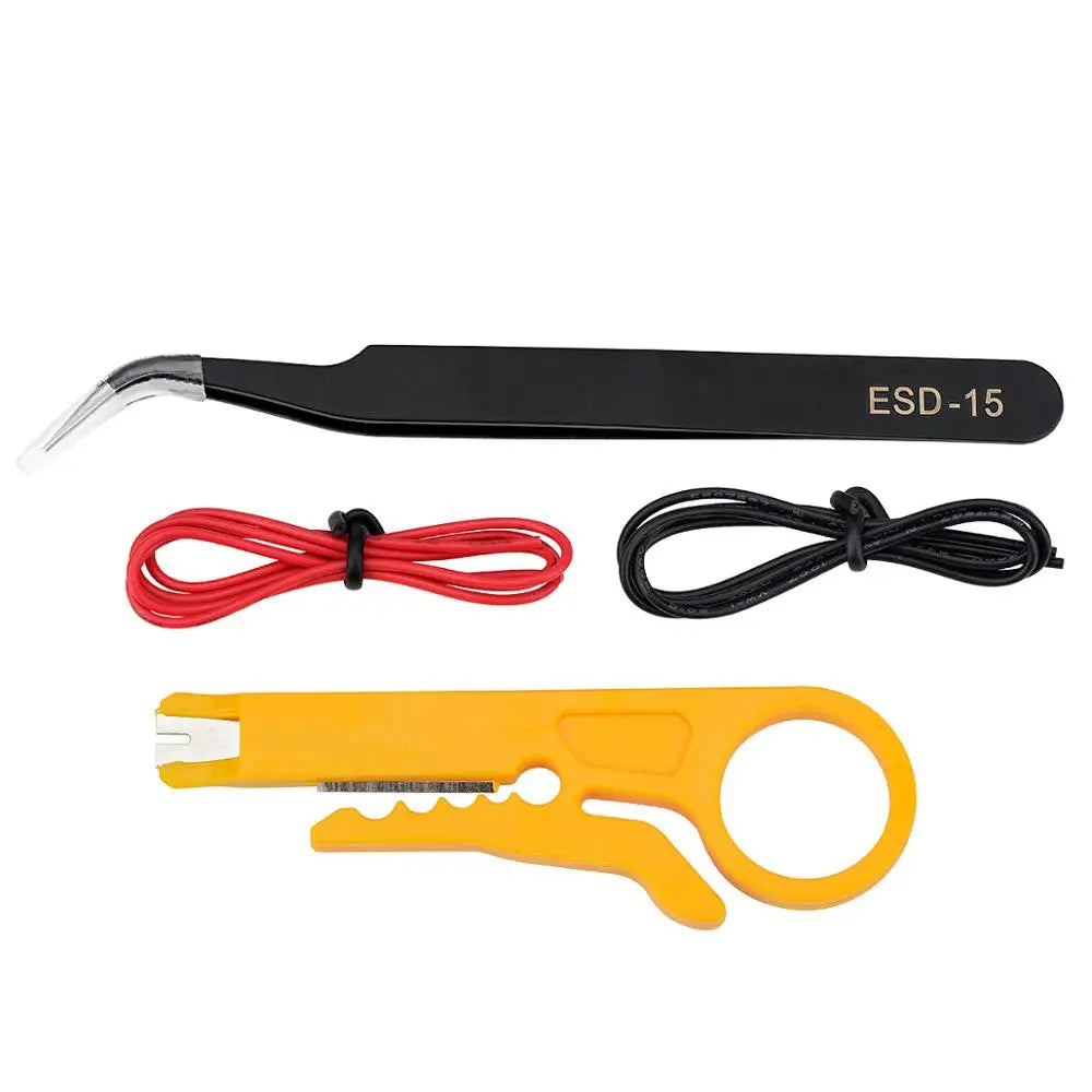 JCD Soldering Iron Kit Adjustable Temperature 220V 80W LCD Digital Display Welding Repair Tools With Solder Tin Iron Tips 908S