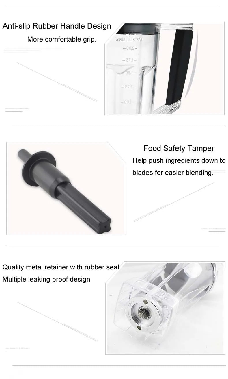 Automatic Digital Touchscreen Professional Blender - Stereotech