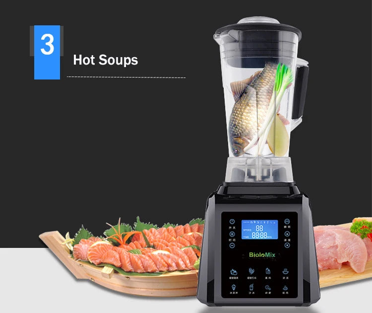 Automatic Digital Touchscreen Professional Blender - Stereotech