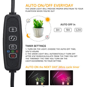 LED Grow Light USB Phyto Lamp Full Spectrum Fitolamp With Control Phytolamp For Plants Seedlings Flower Home Tent
