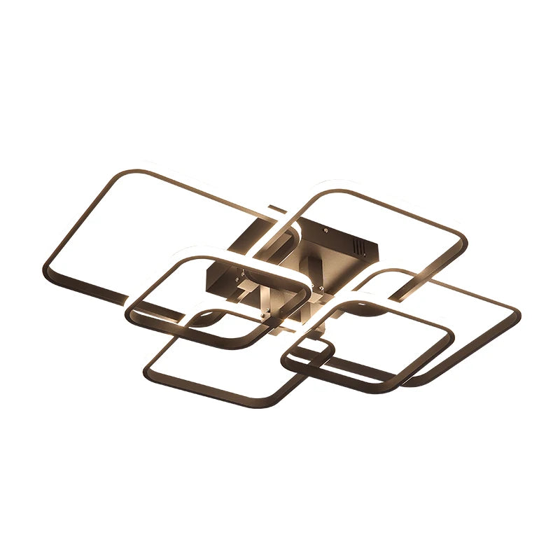 Modern led Chandelier for bedroom studyroom Remote control+App dimming 90-260V lampara techo modern chandelier light fixtures