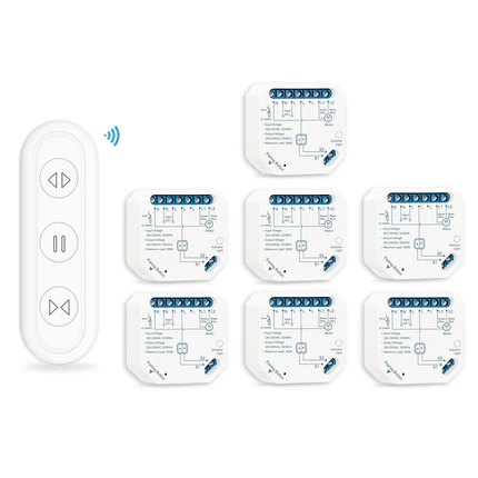 Tuya Smart Life Curtain Switch Module Remote Control Blinds Roller Shutter RF+WIFI App Timer Google Home Aelxa Echo Smart Home - Stereotech