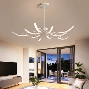 MDWELL Matte Black/White Finished Modern Led Ceiling Lights for living room bedroom study room Adjustable New Led Ceiling Lamp