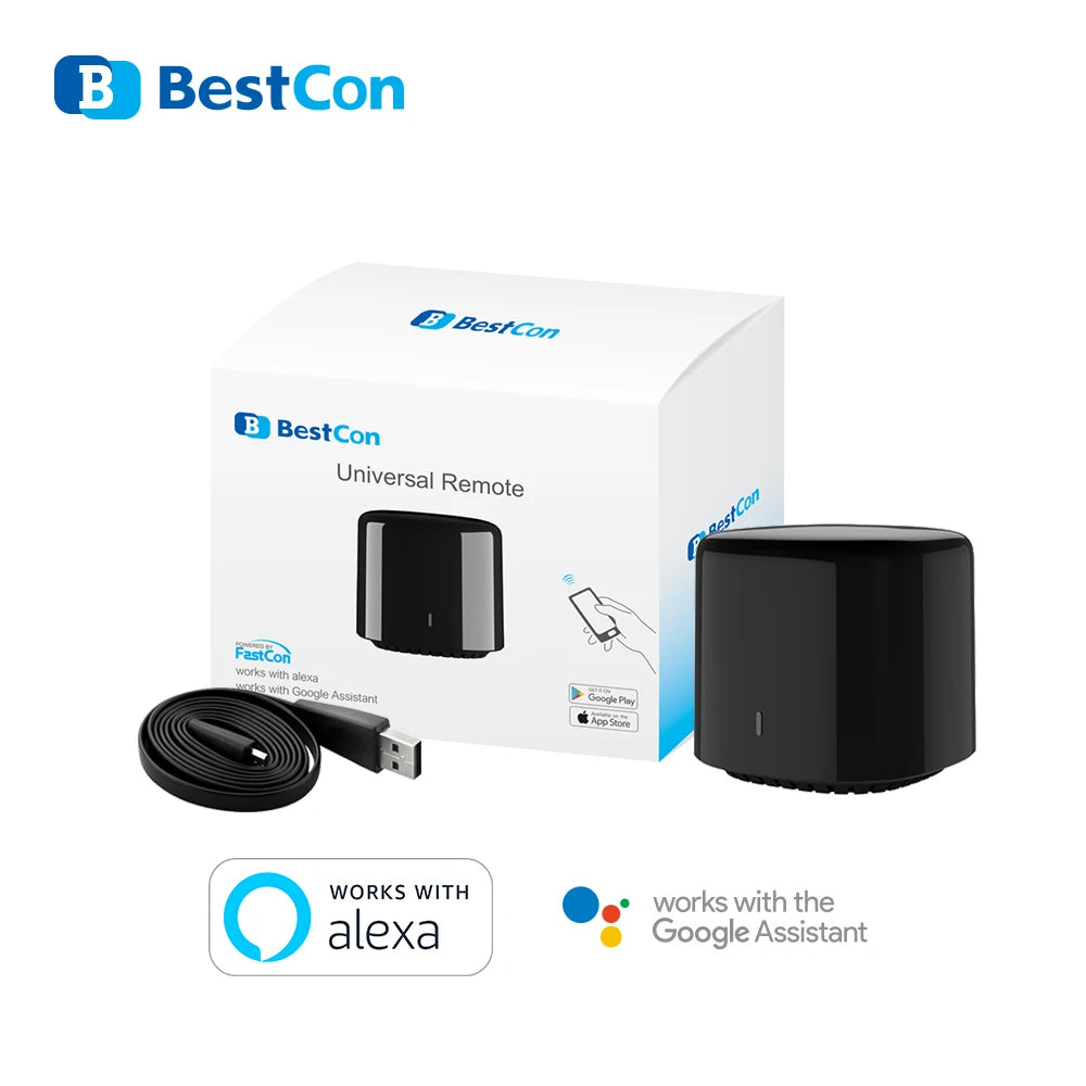 Broadlink BestCon RM mini 4C Wi-Fi Smart Hub for Alexa, Google Home - Stereotech