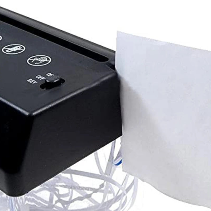 USB Electric Dual-Use Mini Paper Shredder Small A6 Bill Document Invoice Desktop Cutting Tool with Letter Opener Drop Shippping