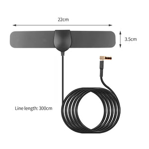 For JVC Kenwood Sony Alpine 1pc Universal Car Radio Stereo Glass Amplified DAB Aerial Plug & Play VHF UHF Auto Antenna Mayitr