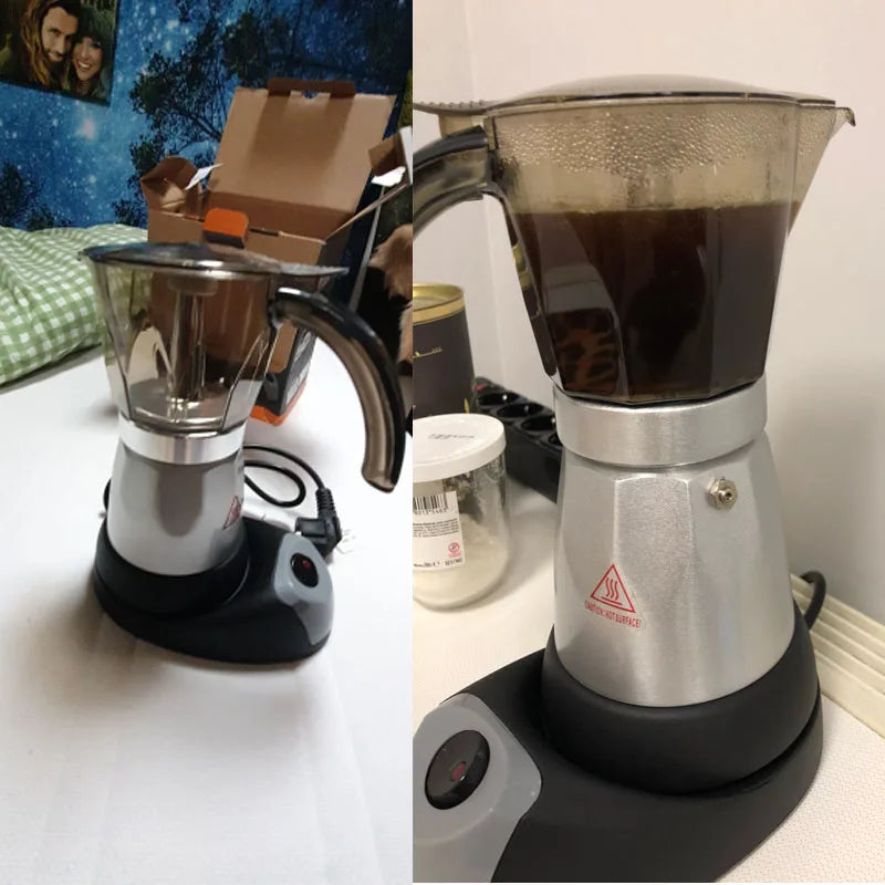 3 to 6 Cup Maker Electric Coffee maker - Stereotech