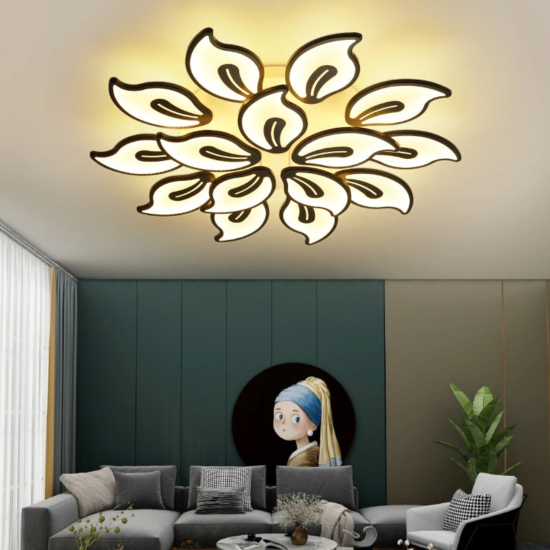 Acrylic LED Ceiling Chandelier For Bedroom Kitchen Kid&#39;s Room Dining Room Gallery Coffee Bar Foyer Indoor Home Decorative Lamps